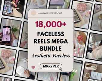 Pakiet ponad 18 000 bezosobowych rolek dla twórców treści i firm internetowych | Wirusowe filmy marketingowe na Instagramie i TikToku (MRR/PLR)