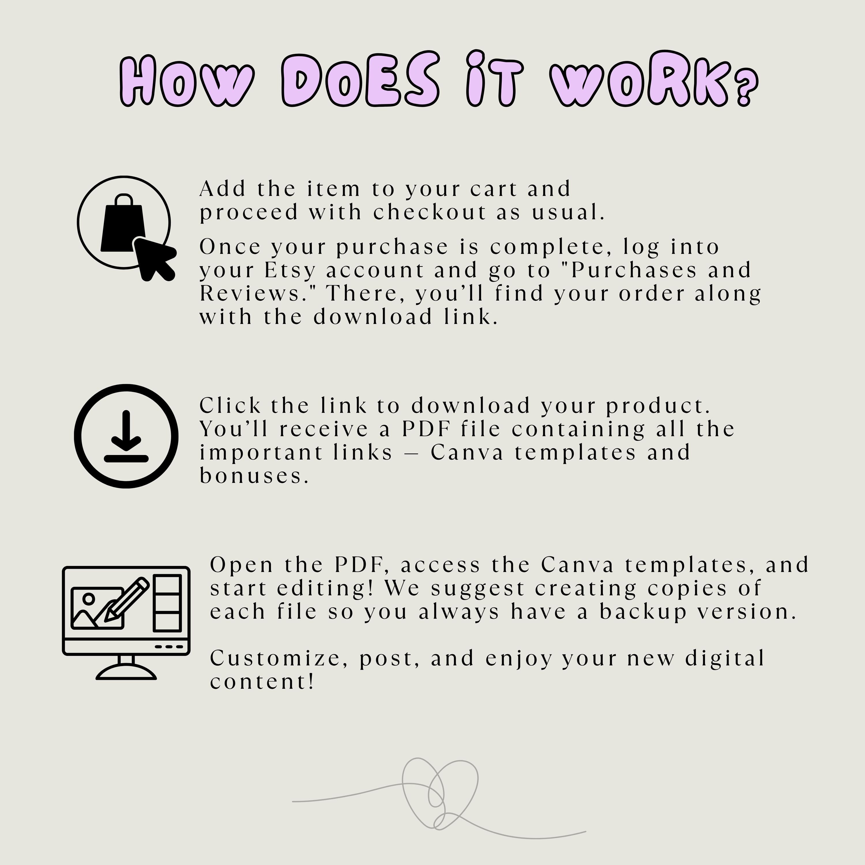 Viral Aesthetic Carousel Templates for Instagram and Tiktok, Editable ...