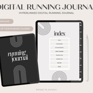 Minimalistisk digital löparjournal: Mål, träning, tävlingsstrategi (PDF)