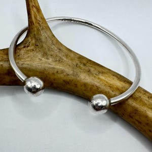 Vintage silver Bangle Cuff Bracelet | African 925 Sterling Silver Elegant Everyday Elijah