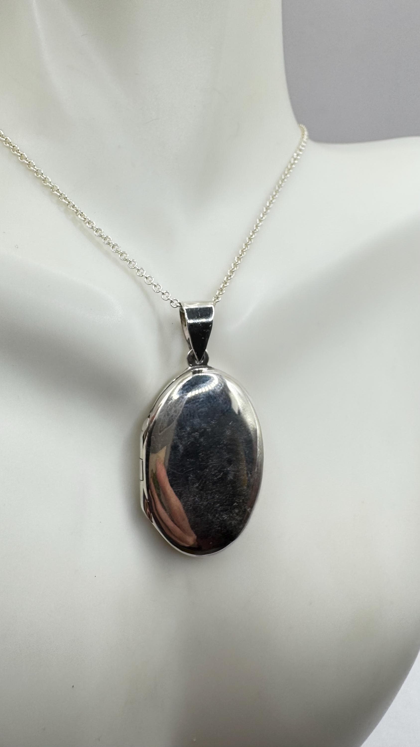 Base ciondolo porta cabochon ovale ag925 | Argento 925 in vendita su
