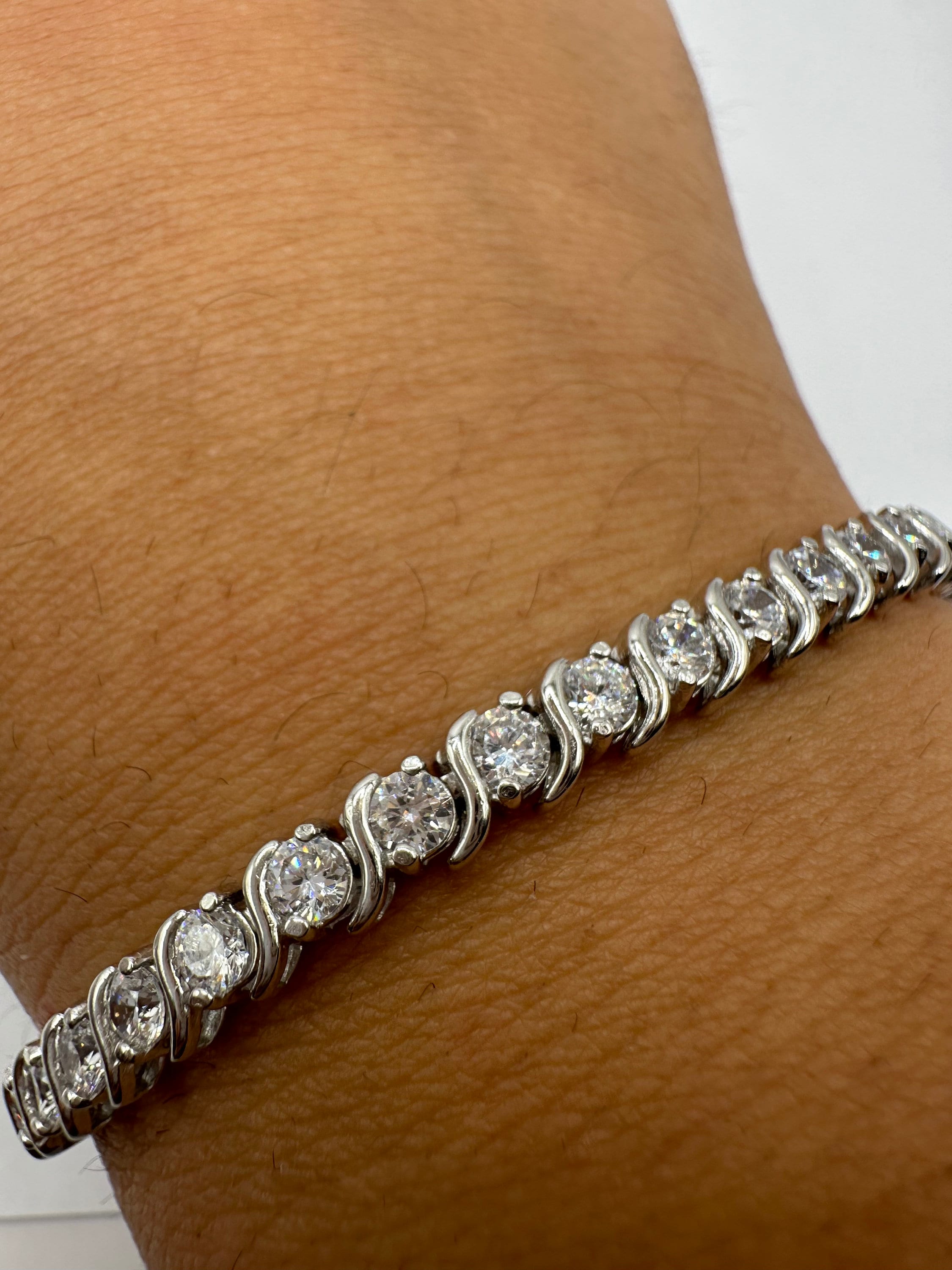 Bracelet soleil oxyde de zirconium teinté en plaqué or - L'atout chic