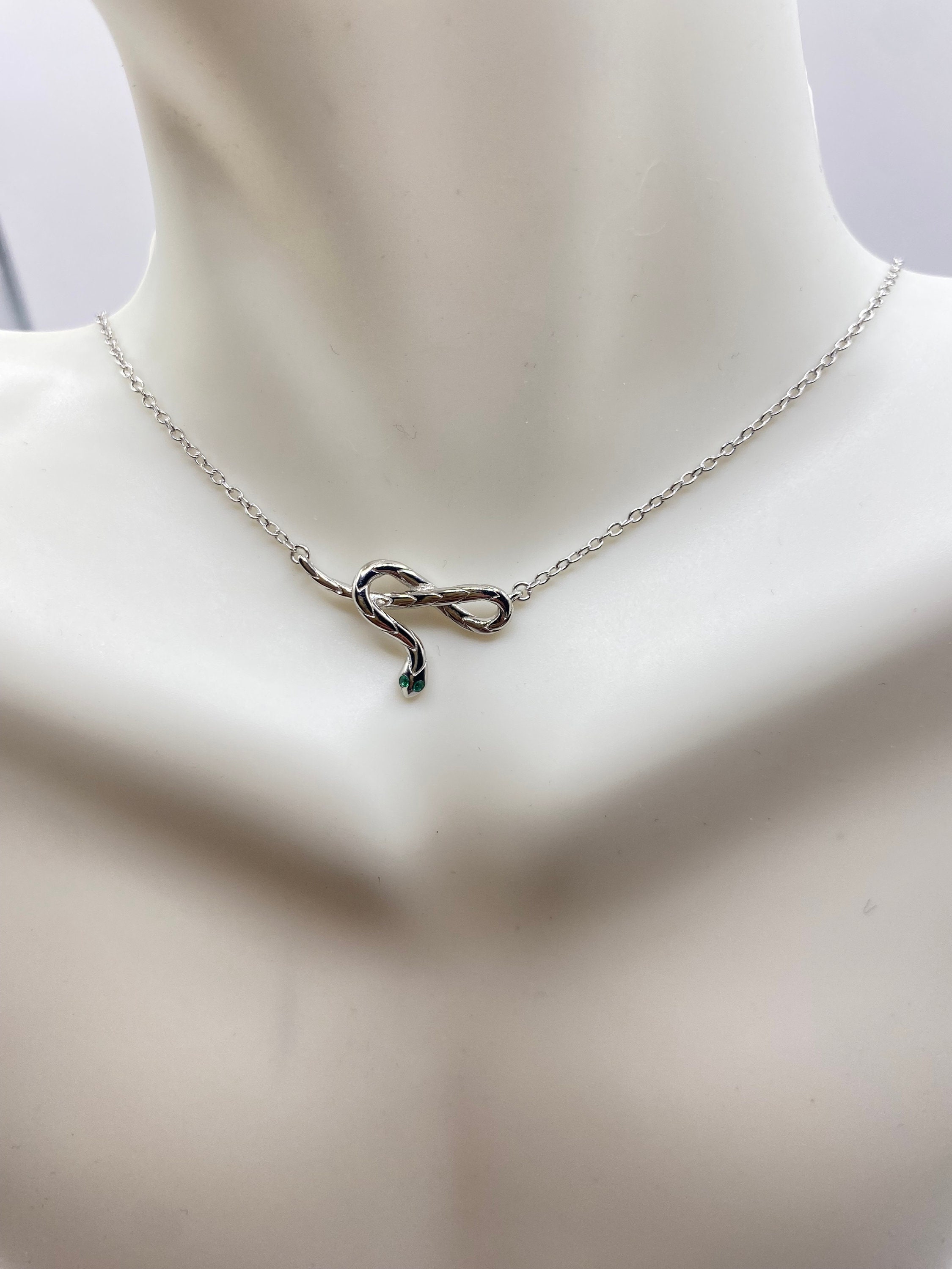 Collar Con Colgante De Serpiente De Acero Inoxidable Personalizado Para Mujer, Colgante De Animal De Color Negro/plateado/dorado, Joyería Punk De Moda - AliExprs 36