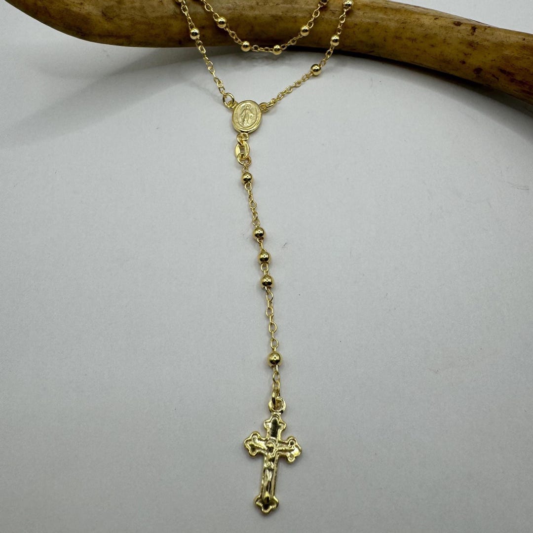 Katholischer Rosenkranz Mit Retro-Kreuz - Elegante Gebetskette Für Besondere Anlässe