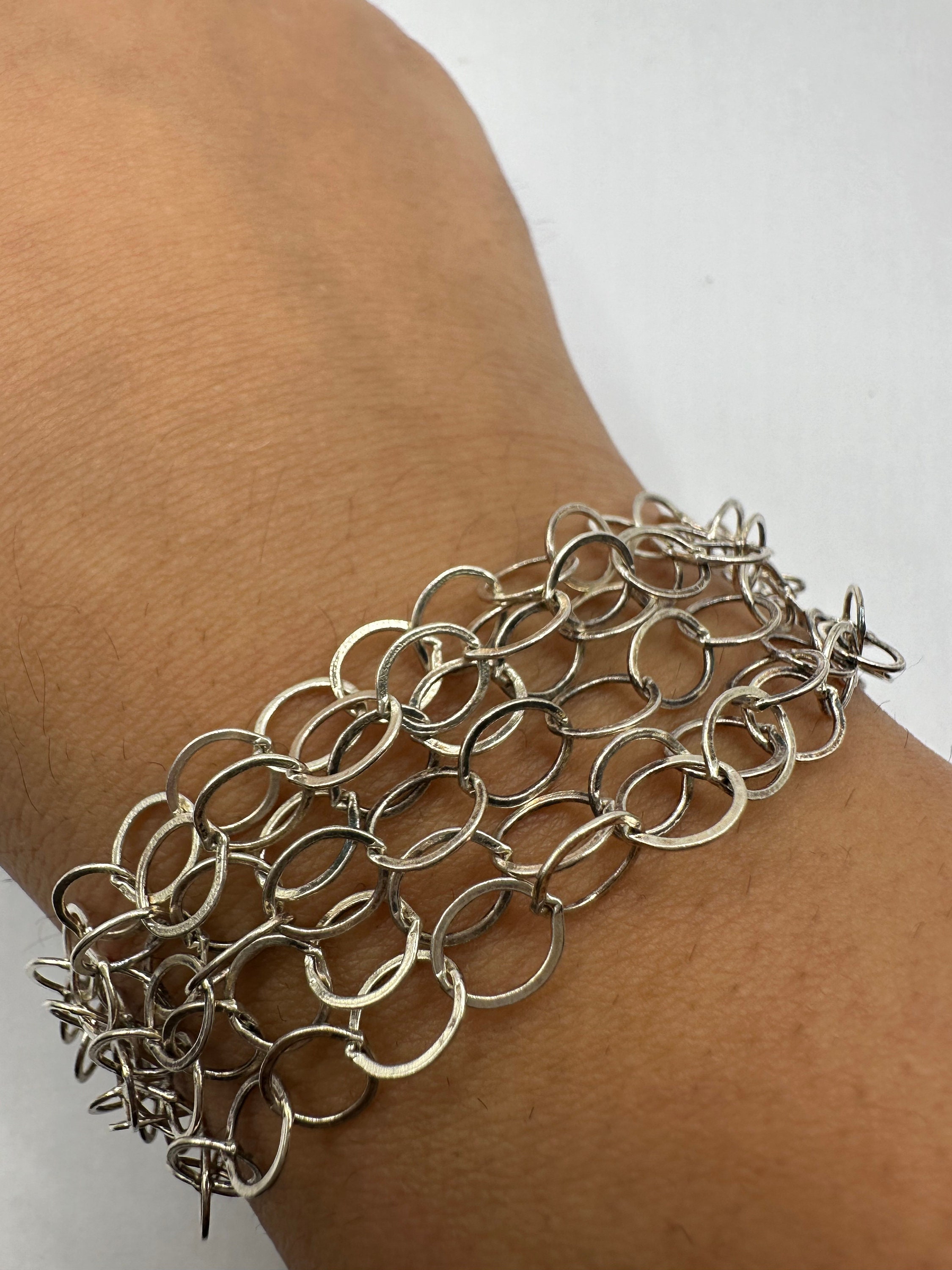 ヴィンテージ シルバー 925 メッシュ ブレスレット VINTAGE】TIFFANY&Co. ティファニー メッシュ ブレスレット
