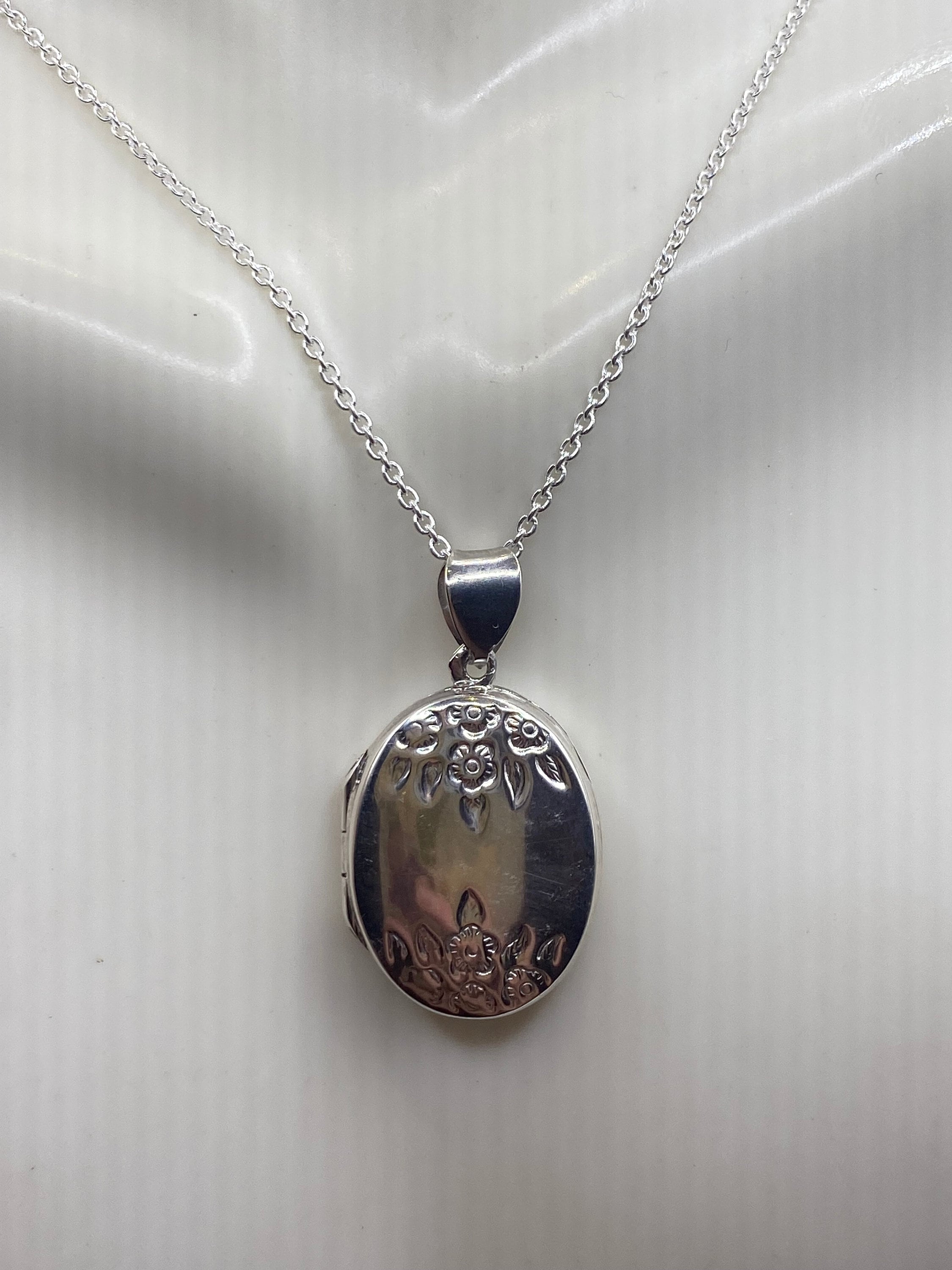 Collana Medaglione Foto In Argento 925 - Ciondolo Ovale Con Foto Personalizzabile - Foto 8