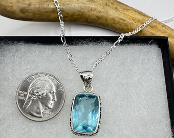Collana Argento 925 Con Topazio Bianco – Ciondolo Ti Amo Alla Luna – Turtleland - Foto 2