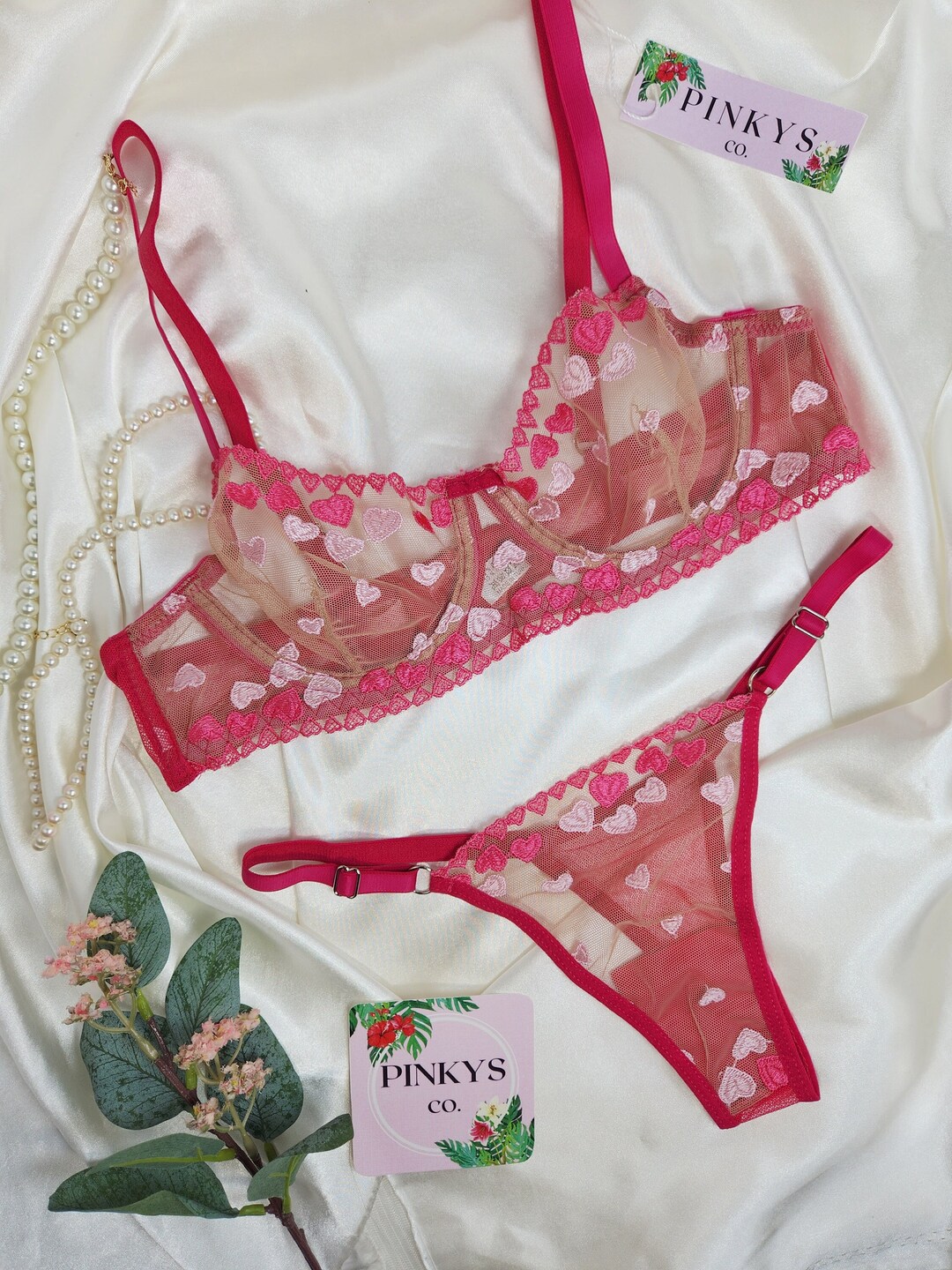 Women's Sexy Lingerie Panties Pure Color Lovers Hot Home Bed Valentine's Day Lace