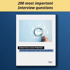 Job Interview Questions guide (200 most important questions)