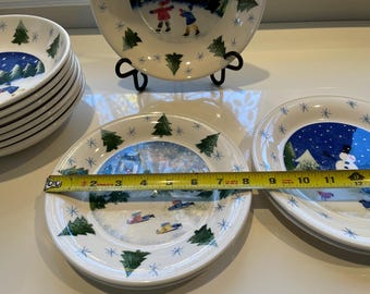 Winter Wonderland by NIKKO Dinnerware Pieces Salad/dessert Plates