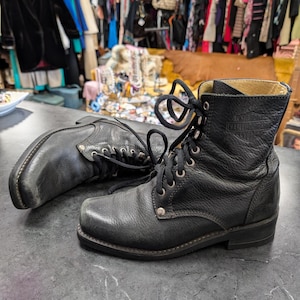 Harley Davidson Low Top Boots Mens Sz 8.5 Womens 10 Riding Black‎ Leather Shoes s-l400.jpg main image 4