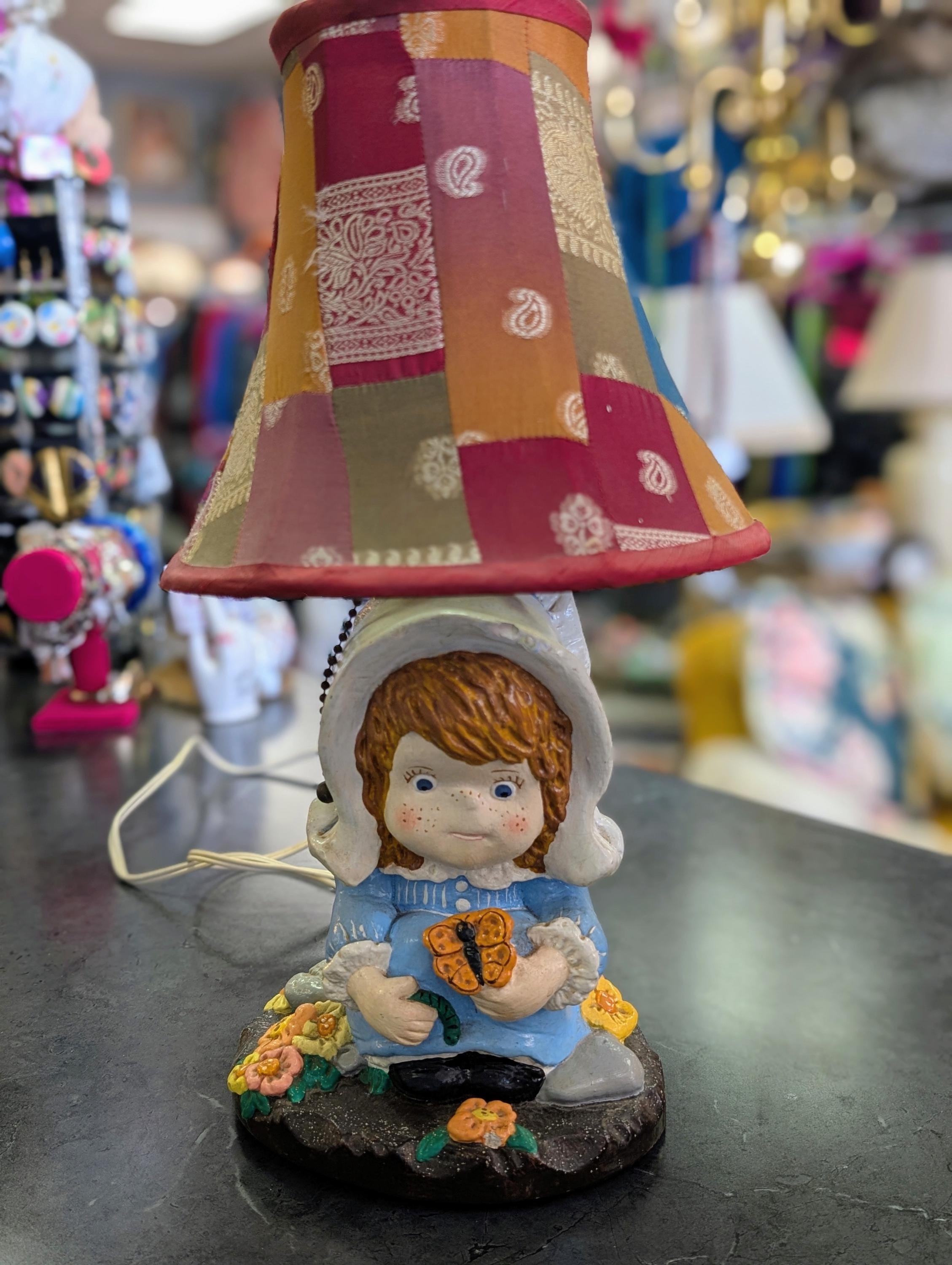 Holly Hobbie ヴィンテージ テーブルランプ Holly Hobby Lamp - Etsy