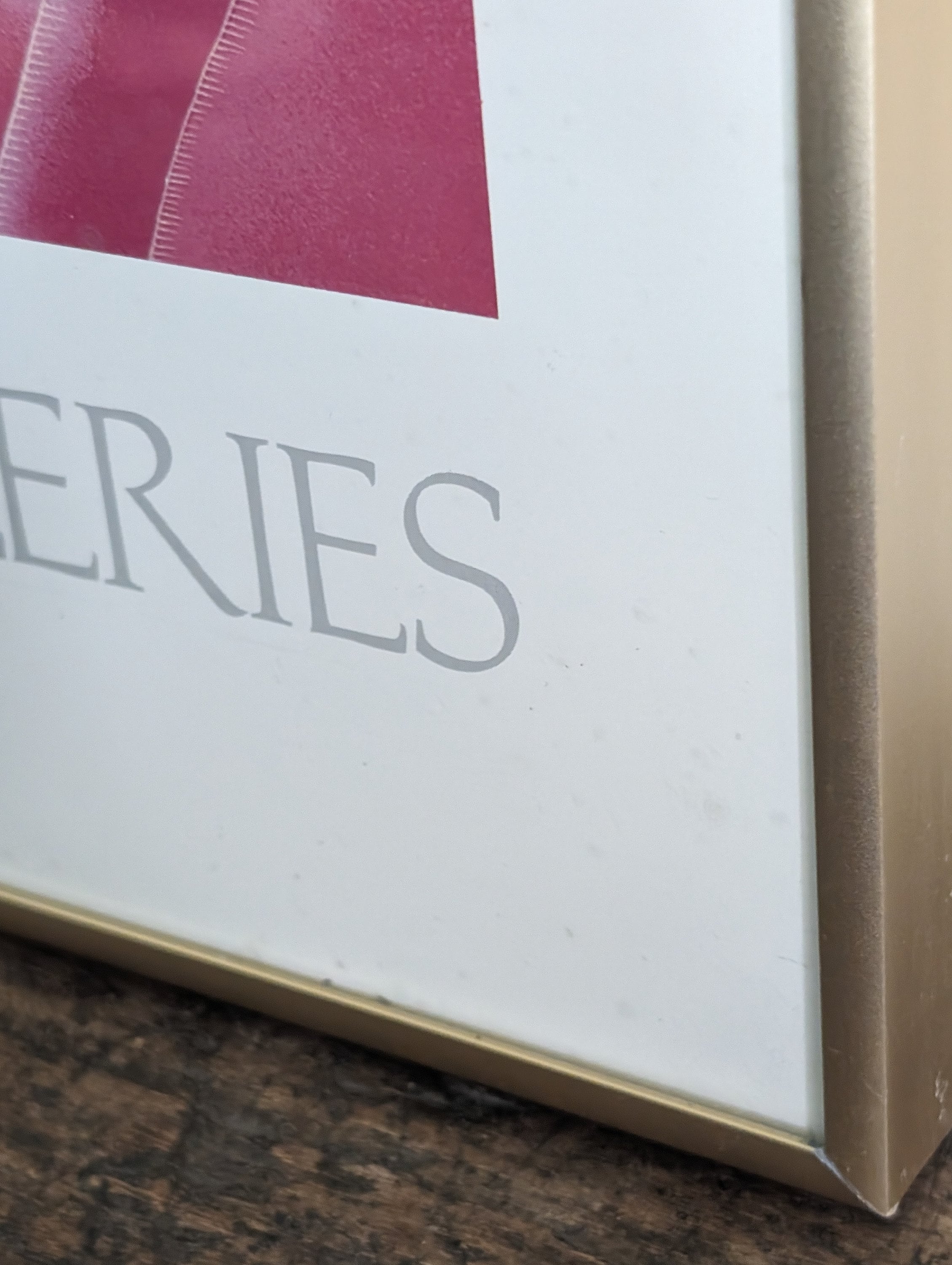 Vintage 1985 Framed Print Thomas Mcknight Hanson Galleries Blue