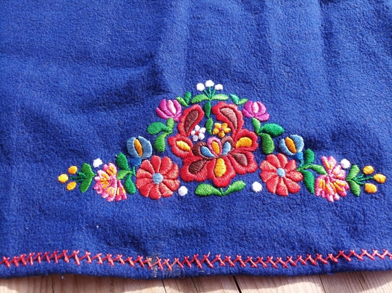Hungarian Hand Embroidered Floral UNISEX Matyo ve… - image 6