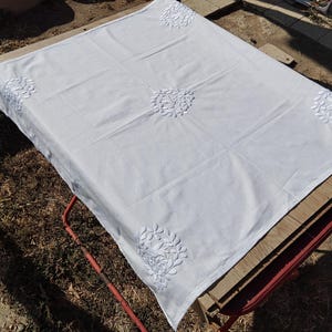 Antique Hungarian Embroidered Tablecloth: Folk Art Bird Design - Etsy