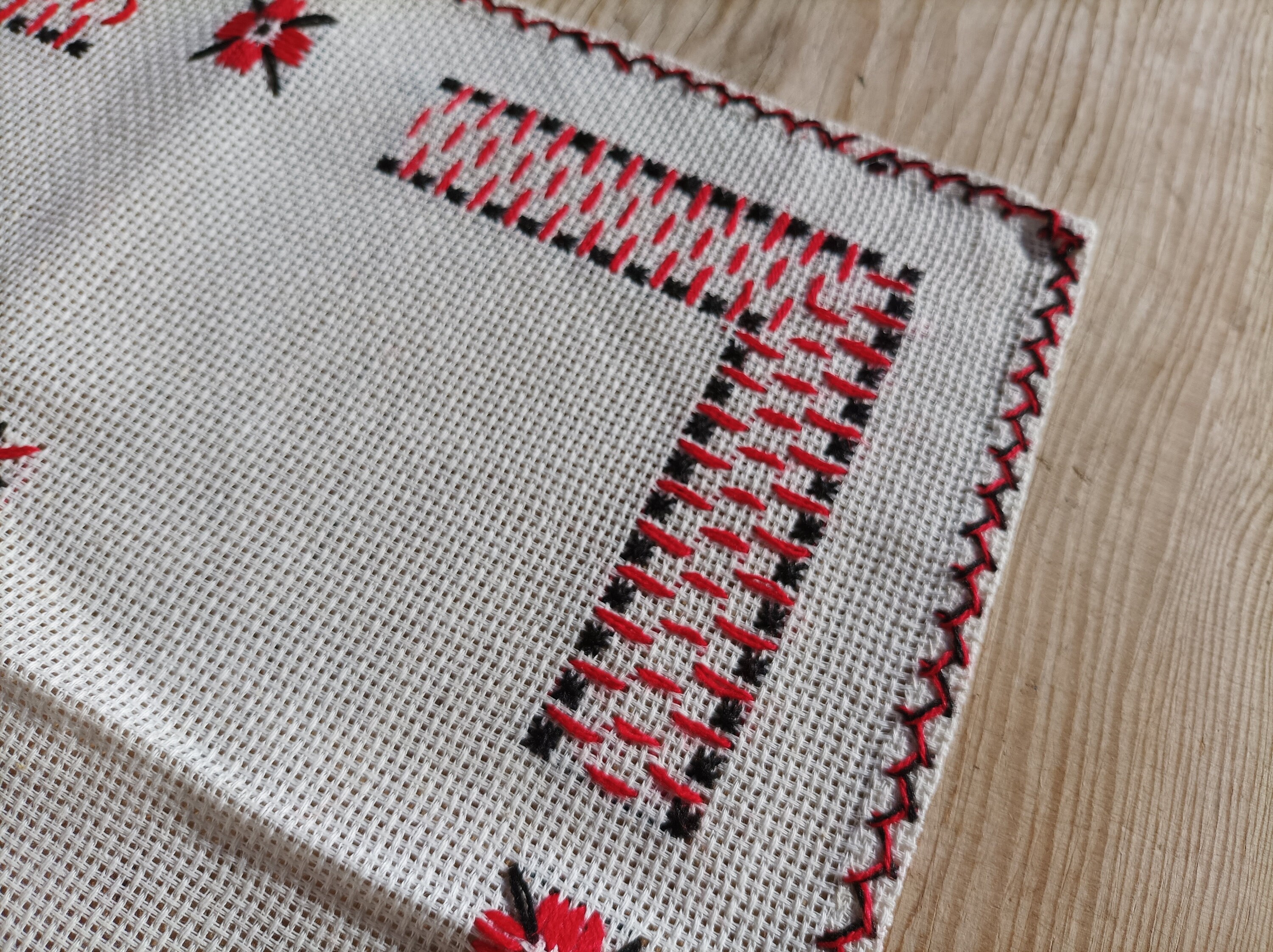 Vintage Hungarian Cross Stitch Tablecloth: 1970s Folk Art Decor - Etsy