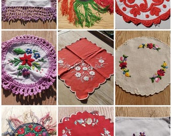 Speciale aanbieding 18-delige handgeborduurde kleedjes voor Hongaarse volkskunst