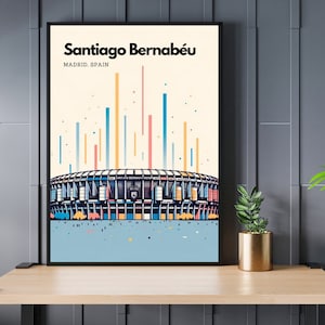 Santiago Bernabéu Digital Print - Real Madrid