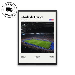 Stade de France Poster, French Rugby & Football