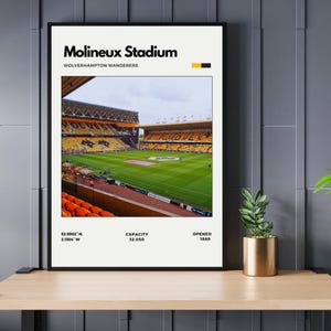 Molineux Stadion Poster: Wolverhampton Wanderers Kunst (Digitaler Download)