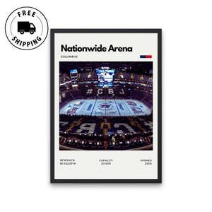 Nationwide Arena Poster - Home of the Columbus Blue Jackets