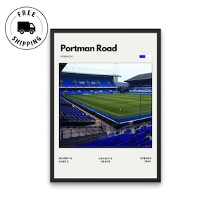 Portman Road Poster - Home of  Ipswich Town FC