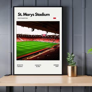 St Mary&#39;s Stadium Digital Print - Home of Southampton Football Club