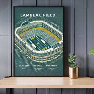 Lambeau Field  Digital Print - Green Bay Packers