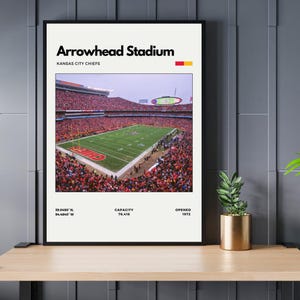 Arrowhead Stadium Digital Print - Home of the Kansas City Chiefs