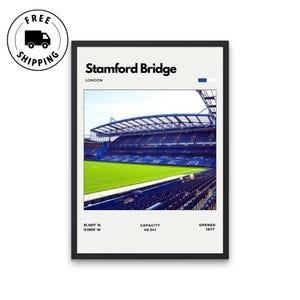 Stamford Bridge Poster - Heimstätte von Schnürsenkel F.C.