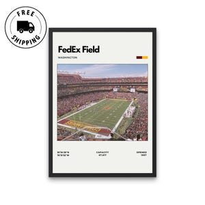 FedEx Field Poster - Home of the Washington Commanders