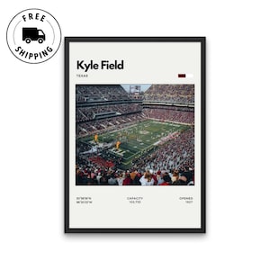 Kyle Field Stadium Poster - Home of Texas A&M Aggies Football