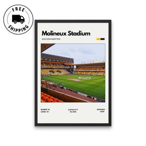 Molineux Stadion Poster - Heim der Wolverhampton Wanderers
