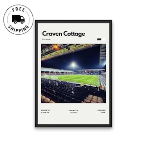 Craven Cottage Poster - Home of  Fulham F.C.