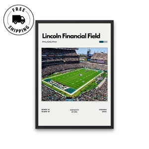 Lincoln Financial Field Poster - Home of the Philadelphia Eagles
