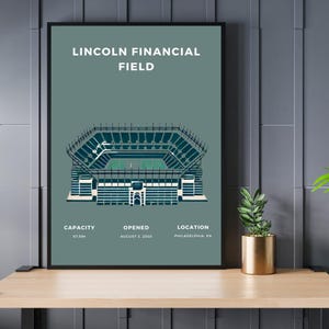 Lincoln Financial Field  Digital Print - Home of the Philadelphia Eagles