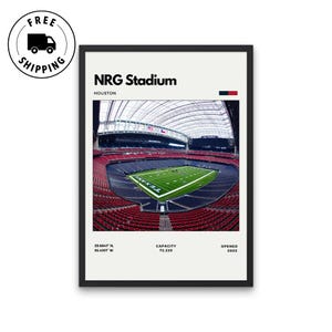 NRG Stadium Poster - Home of the Houston Texans