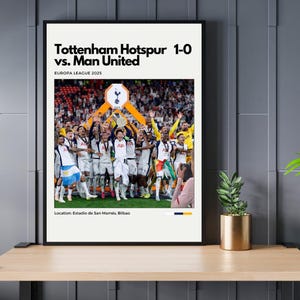 Tottenham Hotspur Europa League Champions 2025 Digital Print