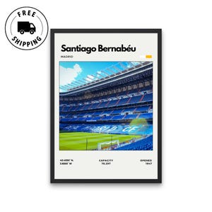 Santiago Bernabéu Poster - Home of Real Madrid Home