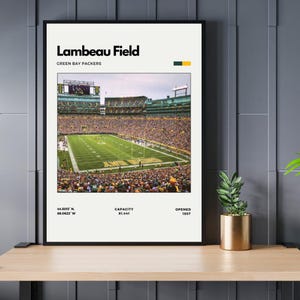 Impression numérique Lambeau Field - La maison des Packers de Green Bay