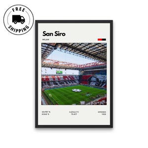 San Siro Stadium Poster - Home of AC Milan Home