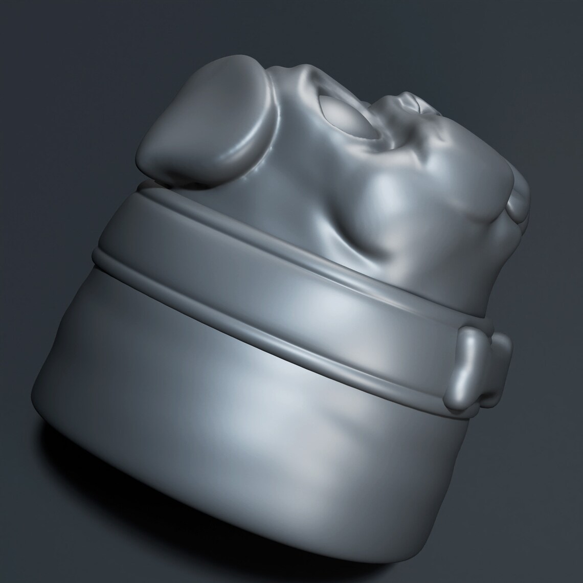 Pug - Custom Artisan Keycap STL File for Cherry MX Mechanical Keyboards ...