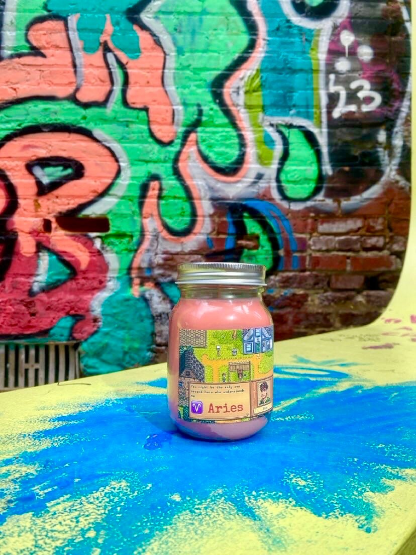 Stardew Valley Zodiac Candles Etsy