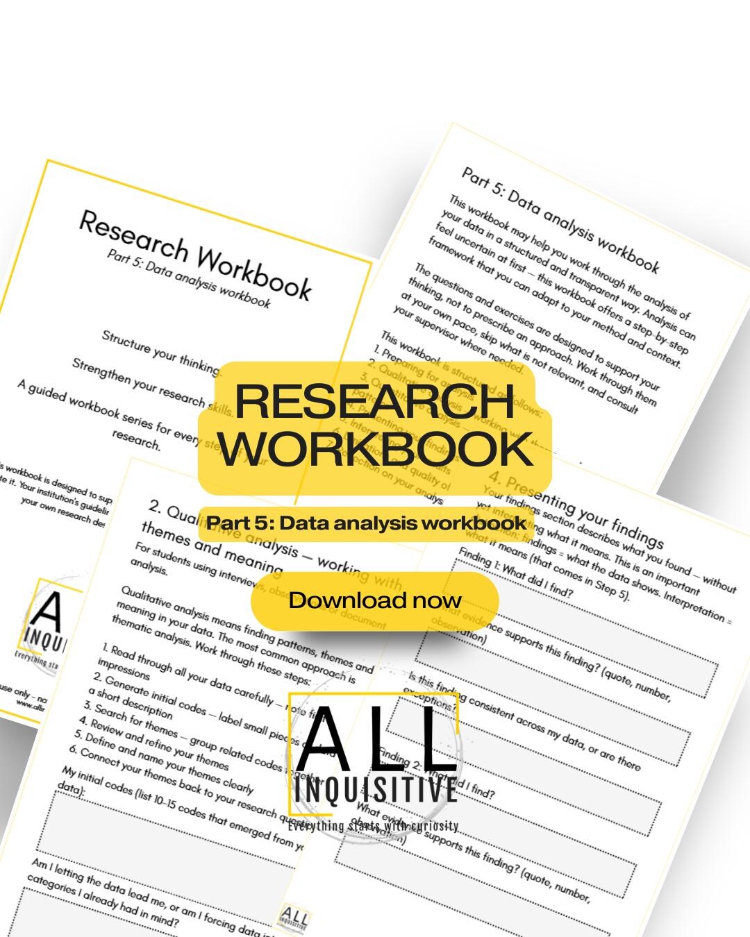Data Analysis Workbook — Fillable PDF for Students - Etsy