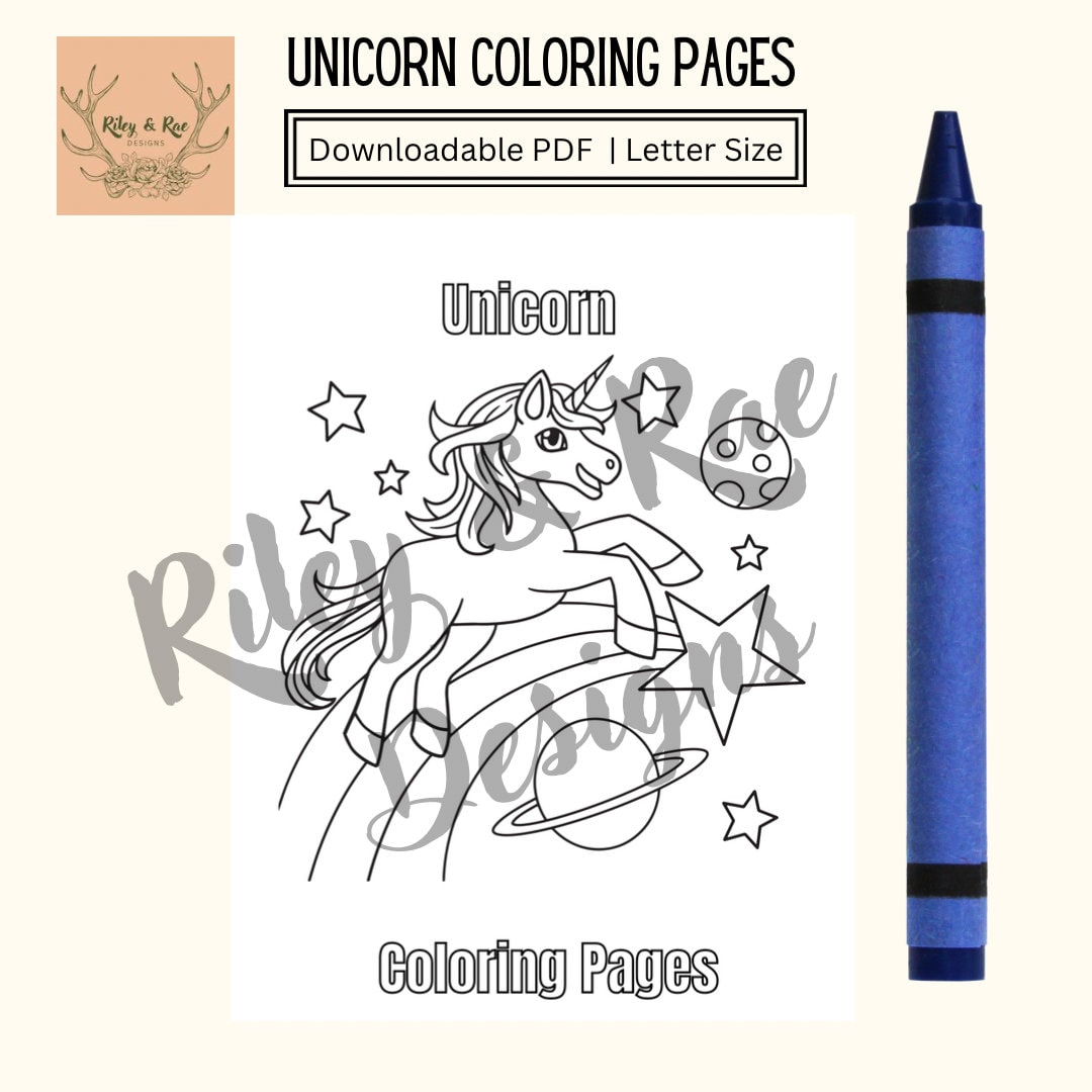 Unicorn Coloring Pages, Printable Download, Unicorn, Girl Coloring ...