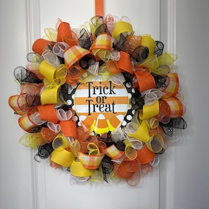 Halloween Front Door Decor, Halloween Wreath, Halloween Decor, Halloween Door Hanger, Halloween Wreath, Halloween Deco Mesh Wreath,Halloween
