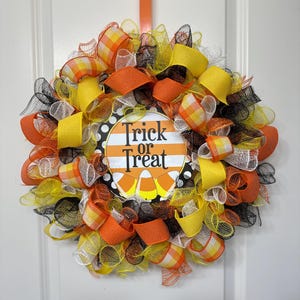 Halloween Front Door Decor, Halloween Wreath, Halloween Decor, Halloween Door Hanger, Halloween Wreath, Halloween Deco Mesh Wreath,Halloween