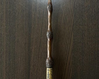 ニワトコノ杖 手描き樹脂製ニワトコの杖レプリカ：ハリー・ポッターコスプレ小道具