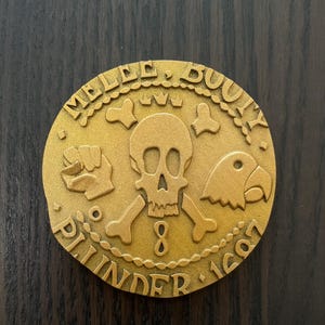 The Curse of Monkey Island – Plunder Island Verb Coin (Fan Replica)
