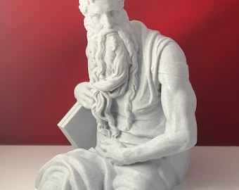 Michelangelo's Moses Statue: 3D Printed Replica of a Masterwork